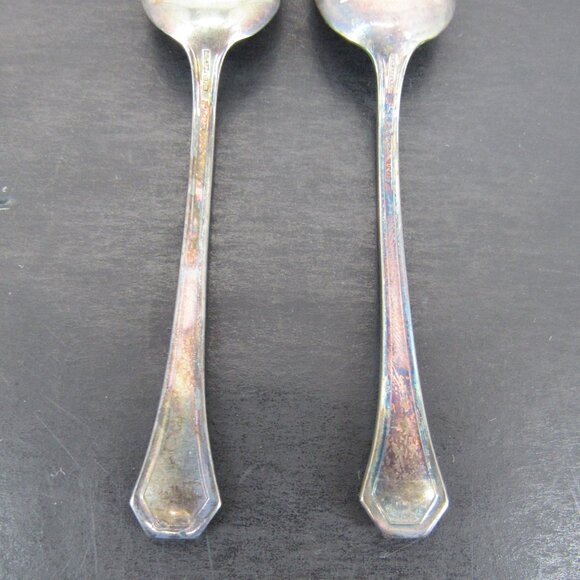 Reed & Barton Pompeian Greek Key & Scrollwork Design Jam/Jelly Spoon Lot of 4 - Picture 9 of 12